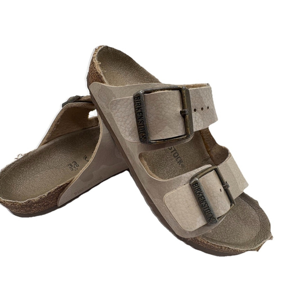 Birkenstock Kids Size 33 EU (US 1Y) Camo Beige Double Strap Sandals Kids 1